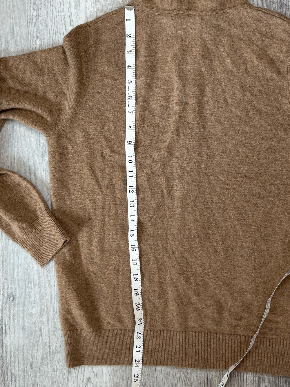 Quince Mongolian Cashmere Full-Zip Hoodie Teak Women’s Size S - Picture 11 of 12